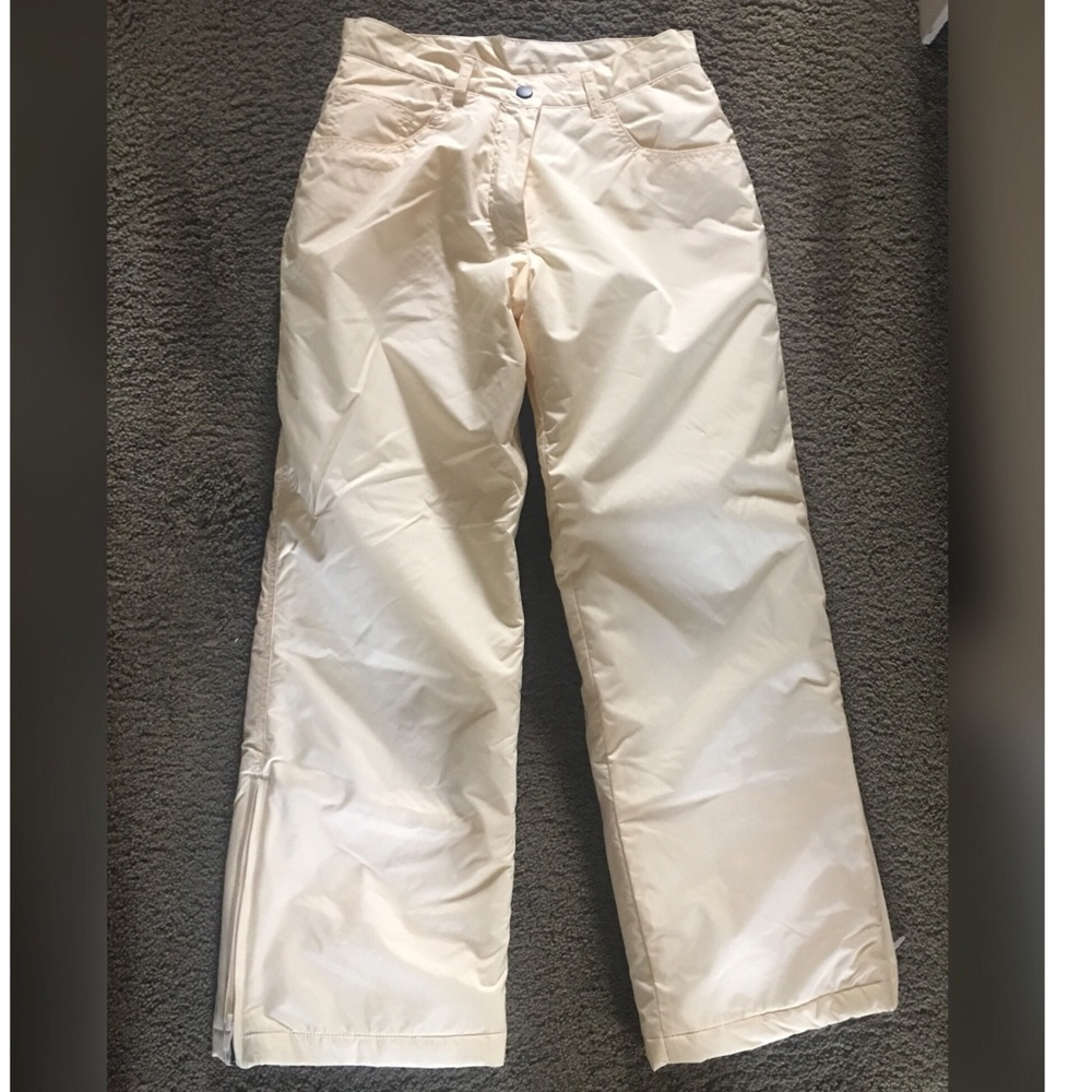 Yellow Girls Snow Pants